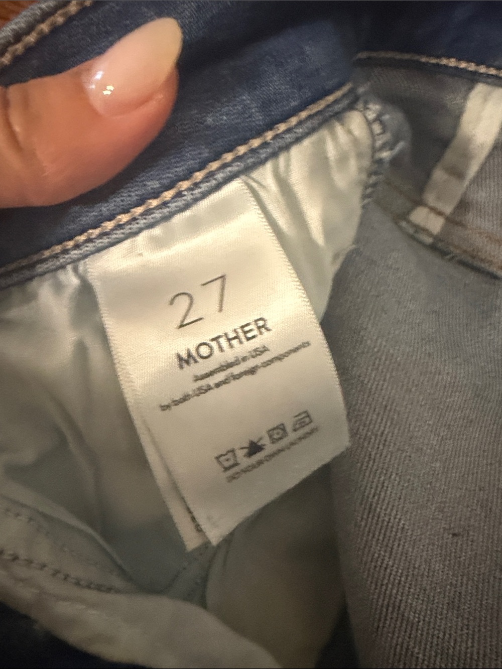 MOTHER Hustler Ankle Fray Meet Cute size 27 - Picture 3 of 5